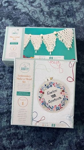 Makrame and hand stiching set
