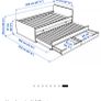 bed with under bed and storage Image 5