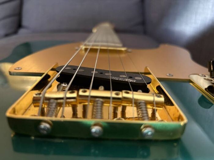 Squier 40th Anniversary Gold Edition Telecaster Sherwood Green (Upgraded Pickups)