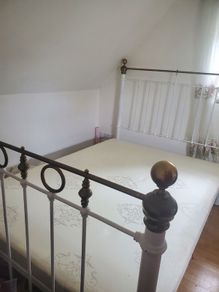 antique bed frame
