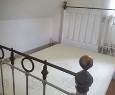 antique bed frame