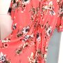 NEXT Coral Floral Summer Dress Sz 18UK (Fit 16-20UK) Image 7