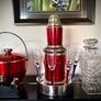 Cocktail Set with lead hand cut crystal glasses & grape glass dispenser Image 2