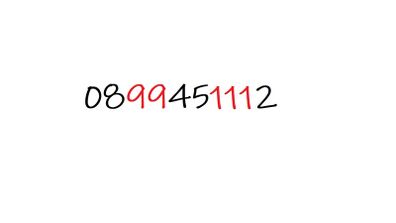 New VIP Gold Lucky Memorable Number Sim Card