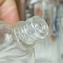 475 - Set of 5 Vintage Clear Glass Cork Screw Top Collectible Decorative Bottles Image 7