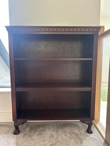 Mahogany bookshelf