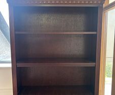 Mahogany bookshelf