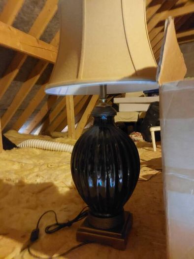old vintage lamps from the 70s and 80s