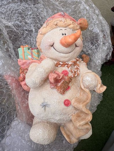Charming Christmas Snowman Decoration
