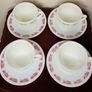 Vintage Pyrex Barley Tea Set x4 Image 3