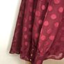 Wallis wine chiffon blouse & cami top (size 28) Image 4