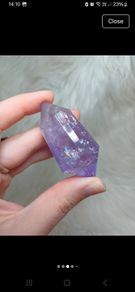crystal amethyst voguel hand carved natural stone