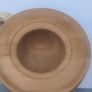 Beech hand turned treen Pot Pourri pot Image 10