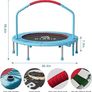 NEW SALE | Foldable Fitness Trampoline - Max Load 220lb/400 lb/450lb, Rebounder with Adjustable Foam Handle Indoor/Outdoor Fitness Body Exercise 38" Image 2
