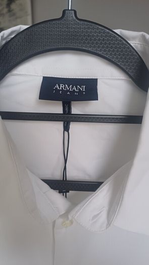 New Armani jeans white shirt