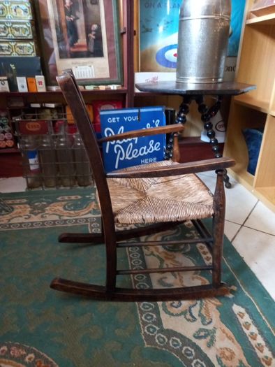 childs sugan rocking chair, elm