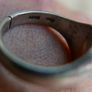 Vintage Sterling Silver 925 Men's Signet Ring (adjustable size) 9,2g Image 5