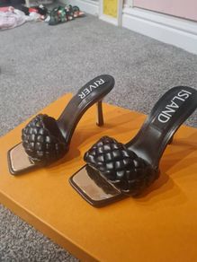 River island mule sandals..size 5. Only worn once. Perfect condition.