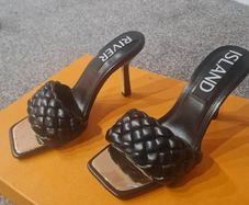 River island mule sandals..size 5. Only worn once. Perfect condition.