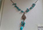 Sterling silver beaded necklace