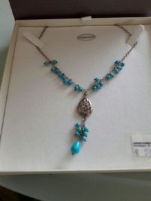Sterling silver beaded necklace