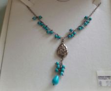 Sterling silver beaded necklace