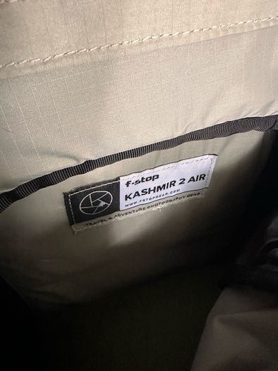 F stop camera backpack, Kashmir 2 Air