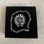 925 Sterling Silver Unisex Bracelet with Floral Design  Vintage Style Image 5
