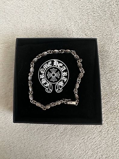 925 Sterling Silver Unisex Bracelet with Floral Design  Vintage Style