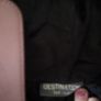 Black fur jacket with hood age 11-12 Image 3