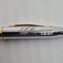 Vintage Cross ATX Medallist Ballpoint Pen Chrome & Gold Image 4