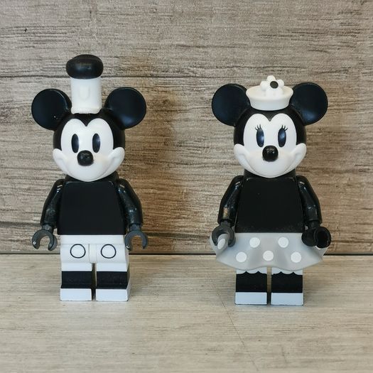 Vintage Lego Mickey and Minnie Series 2 Minifigures