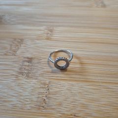 sterling silver Pandora circular Ring.