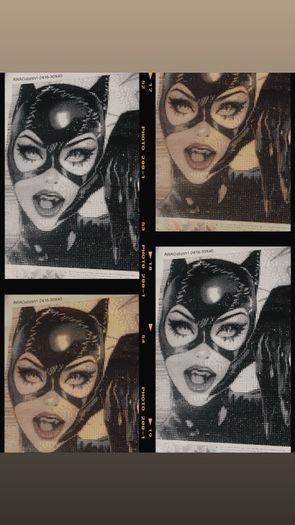 Gem art of Catwoman