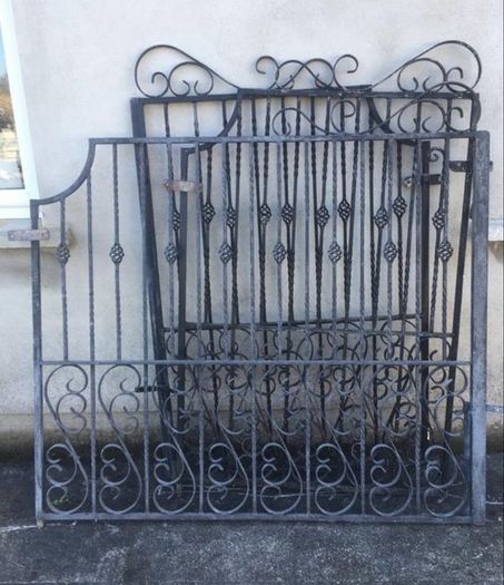 Wrought iron gates