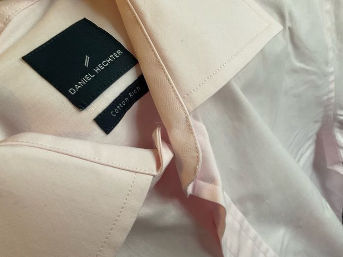 Designer Daniel Hechter Long Sleeve Dress Shirt  Pastel Pink purchased in LOUIS COPELAND rrp 50