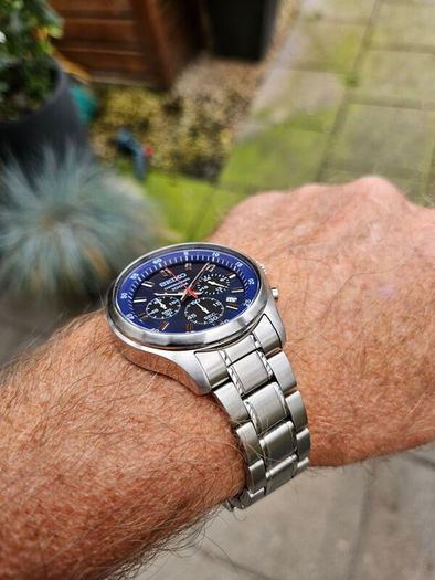 Watch Seiko Chronograph.
