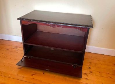Rossmore Solid Mahogany Storage Cabinet with Drawer | Classic & Versatile
