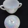Vintage Moonglow Iridescent Lidded Sugar Bowl Image 5