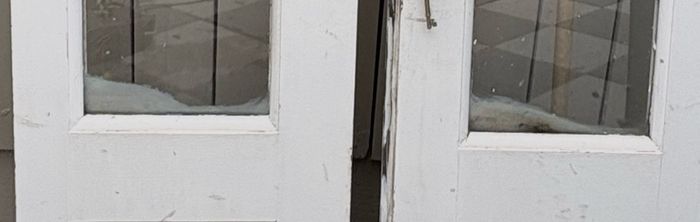 Double Wooden French Doors