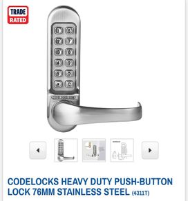 Codelocks Heavy-duty push button lock