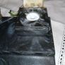 Antique black marble inkwell with lion Image 4