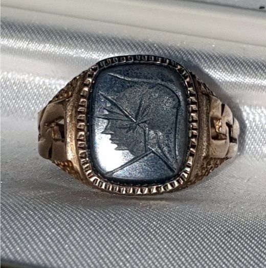 Vintage 9ct Gold Mens Signet Ring