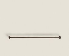 Zara Home extendable curtain pole / black brown colour
