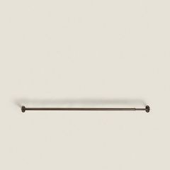 Zara Home extendable curtain pole / black brown colour