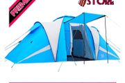 Camping Tunnel Tent 4-6 Man Large Family Tent With 2 Bedroom 6 Person Tent 3000mm Waterproof With Living Area 6 Man Tents for Camping Outdoor Hiking UV Protection (FREE SHIPPING)