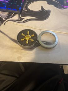 Golden fidget spinner