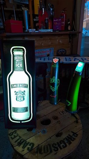 Smirnoff Mojito cocktail light up countermounts