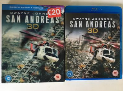 San Andreas 3D [2015] Dwayne Johnson [3D+Blu-ray Movie]