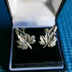 Vintage 1950s Sterling Silver Mexico Screw Back Earrings 4,5g